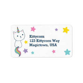 Caticorn | Etiket | wit