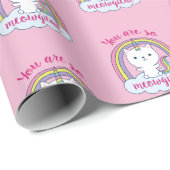 Caticorn | Inpakpapier | roze (Rol Hoek)