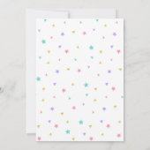 Caticorn Kitty Cat Kitten Birthday-uitnodigingen Kaart (Achterkant)