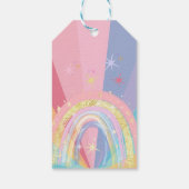 Caticorn Meow-Gical Birthday bedankt Cadeaulabel (Achterkant)