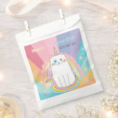 Caticorn Meow-Gical Birthday gift bag Bedankzakje (Geknipt)