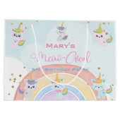 Caticorn Meow-Gical Birthday Groot Cadeauzakje (Achterkant)