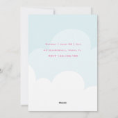 Caticorn Meow-Gical Birthday Invitation Feestdagenkaart (Achterkant)