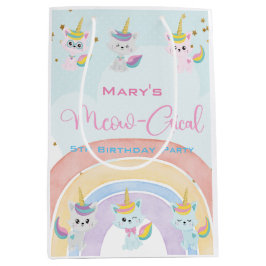 Caticorn Meow-Gical Birthday Medium Cadeauzakje