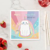 Caticorn Meow-Gical Birthday Servet (Insitu)
