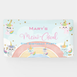 Caticorn Meow-Gical Birthday Spandoek