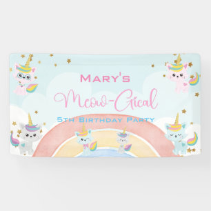 Caticorn Meow-Gical Birthday Spandoek