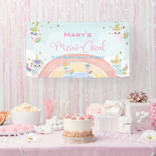 Caticorn Meow-Gical Birthday Spandoek