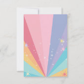 Caticorn Meow-Gical Happy Birthday Wenskaart Kaart (Achterkant)