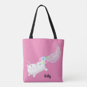Caticorn Monogram Canvas tas (Achterkant)