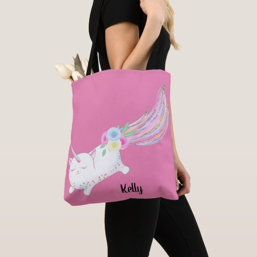 Caticorn Monogram Canvas tas (Dichtbij)