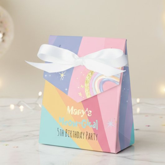 Caticorn Mow-Gical Birthday Gift Bedankdoosjes