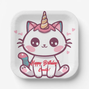 Caticorn Papieren Bordje