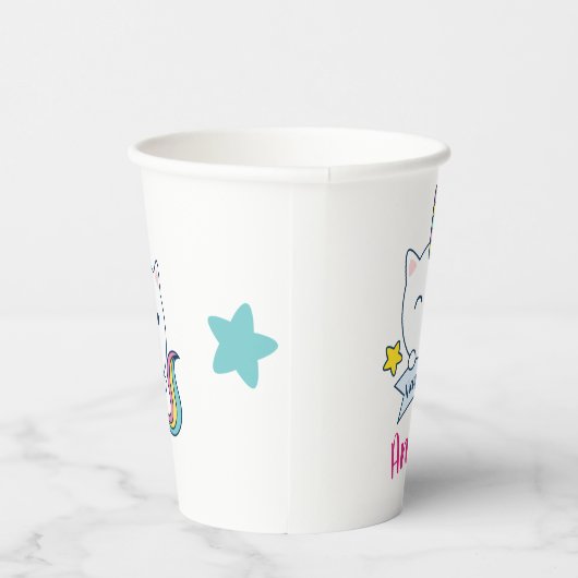 Caticorn | Papieren kopjes Papieren Bekers (Rechts)