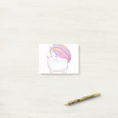 Caticorn Post-it® Notes (Op bureau)