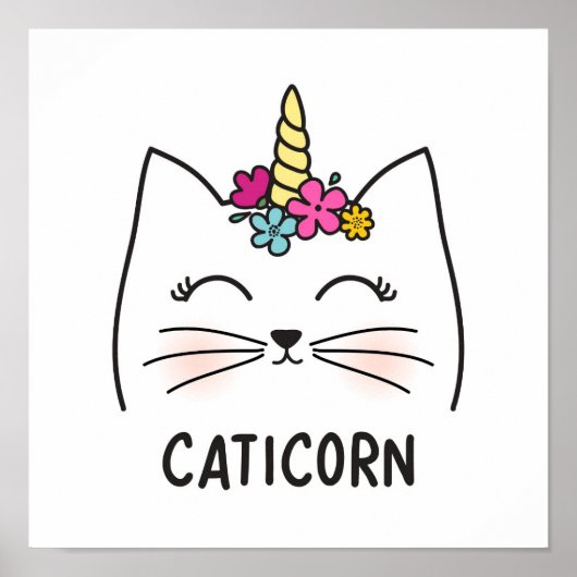Caticorn Poster (Voorkant)