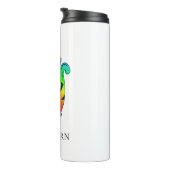 Caticorn regenboog Unicorn Cat Personated Thermosbeker (Geroteerd rechts)