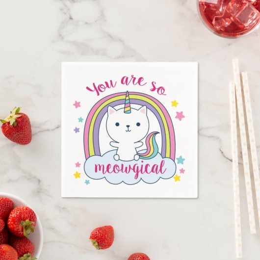 Caticorn | Servetten | Je bent zo Meowical (Insitu)