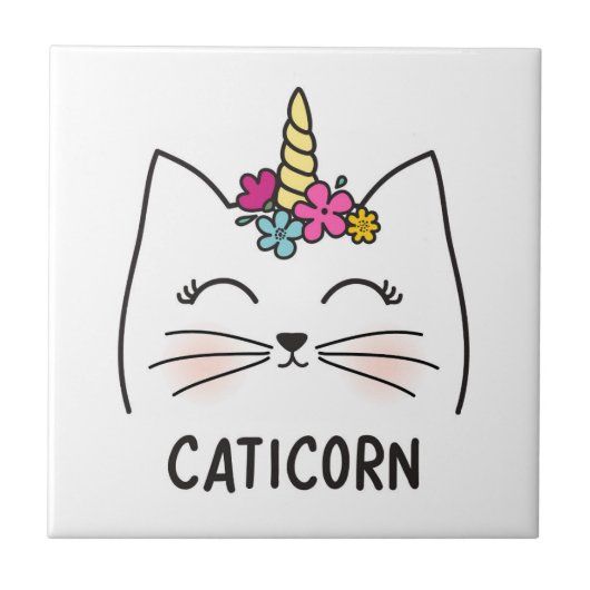 Caticorn Tegeltje (Voorkant)