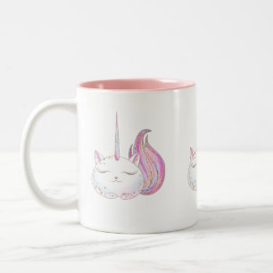 Caticorn Tweekleurige Koffiemok