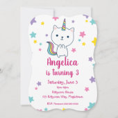 Caticorn | Uitnodiging | Plat (Voorkant)