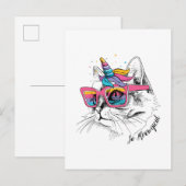 Caticorn | Zo Meowgical Briefkaart (Voorkant / Achterkant)