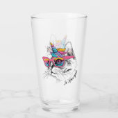Caticorn | Zo Meowgical Glas (Achterkant)