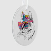 Caticorn | Zo Meowgical Ornament (voorkant)