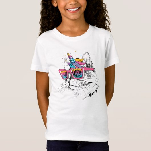 Caticorn | Zo Meowgical T-shirt (Voorkant)