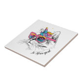 Caticorn | Zo Meowgical Tegeltje (Zijkant)