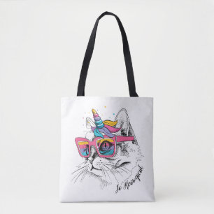 Caticorn   Zo Meowgical Tote Bag