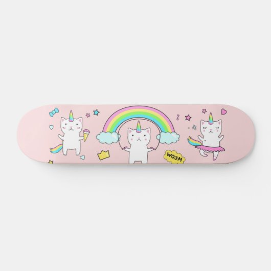 Caticorns Persoonlijk Skateboard (Horizontaal)