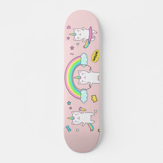 Caticorns Persoonlijk Skateboard (Voorkant)