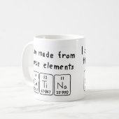 Catina periodieke table name mok (Voorkant links)