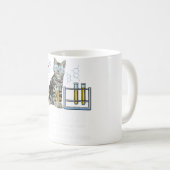 Cation - Funny Chemistry Humor Science Teacher Cat Koffiemok (Voorkant rechts)