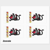 Catisfaction Rechthoekige Sticker (Vel)