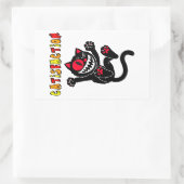 Catisfaction Rechthoekige Sticker (Tas)