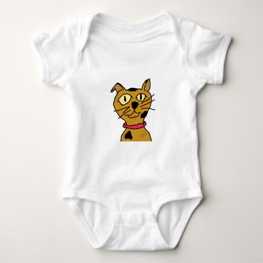 Catitude Baby T-Shirt (Voorkant)