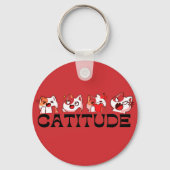 Catitude Charm – Memories at Your Fingertips 😺 Sleutelhanger (Voorkant)