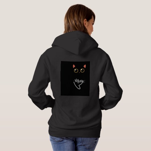 "Catitude Collectie voor altijd" Hoodie (Achterkant volledig)
