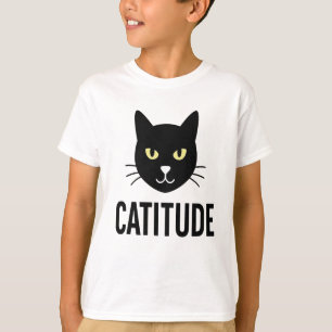 Catitude Funny Cat Face Design – Perfect voor alle T-shirt