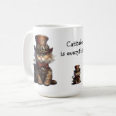 Catitude is alles koffiemok (Voorkant links)