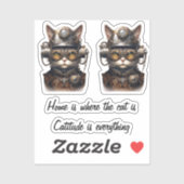 Catitude is alles sticker (Vel)
