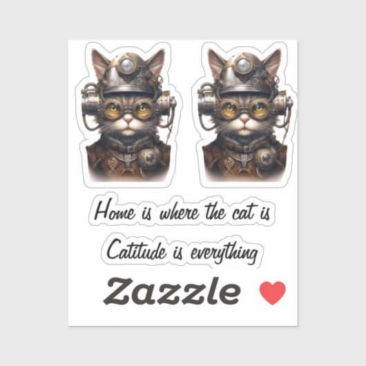 Catitude is alles sticker (Vel)