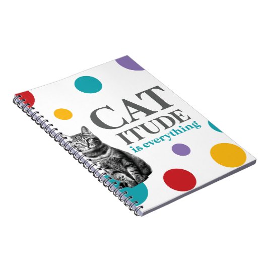 Catitude is everything notitieboek (Rechterzijde)
