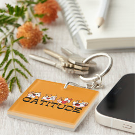 Catitude Memories – Meow Mood Keychain 🐾
