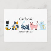 Catleesi, Kattenmoeder Briefkaart (Voorkant)