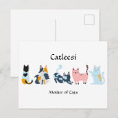 Catleesi, Moeder der Katten Briefkaart (Voorkant / Achterkant)