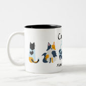 Catleesi, Moeder van Katten Tweekleurige Koffiemok (Links)