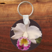 Catleya Orchid Sleutelhanger (Voorkant)